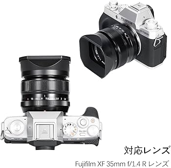 【美品】FUJIFILM XF35mmF1.4 R レンズ フード、キャップ付き Amazon | JJC メタル 正方形 レンズフード + フードキャップ