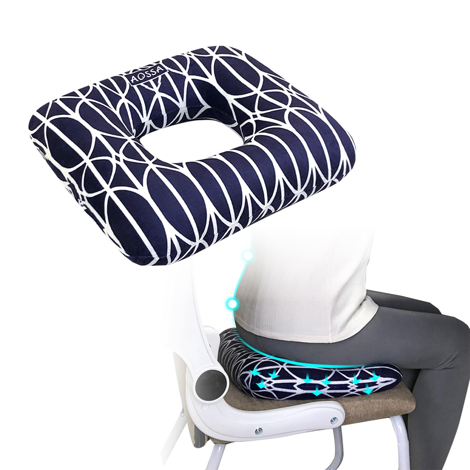 AOSSA Donut Pillow for Bed Sores