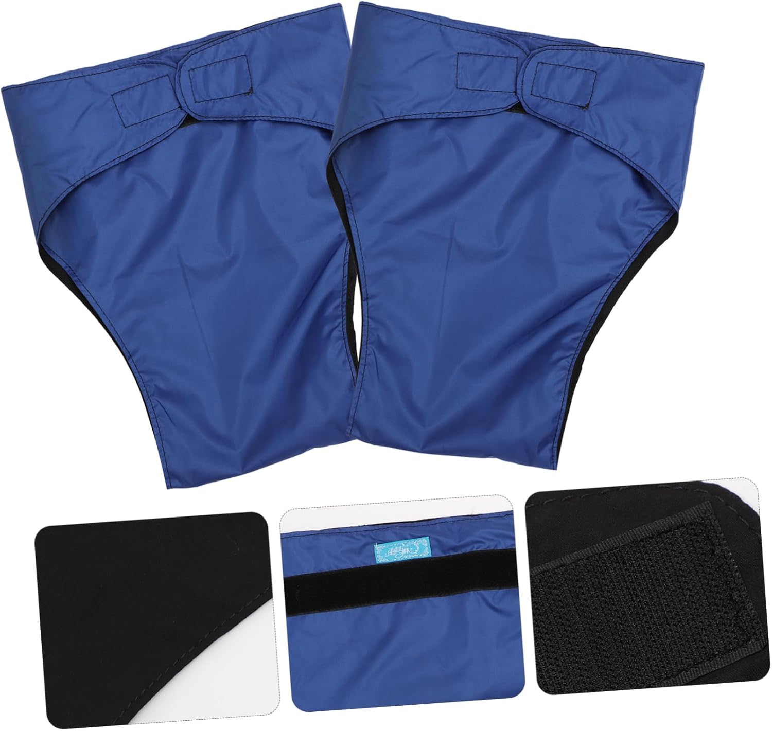 2pcs Leakproof Cloth Diapers for Adults Washable Nappies for Period Comfortable Flexible Design Style