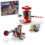 LEGO Sonic The Hedgehog Shadow The Hedgehog Escape Building Set, Motorcycle Toy, Video Game Character Figures, Sonic Toy for Kids, Gift for Gamers Ages 8 Plus, 76995