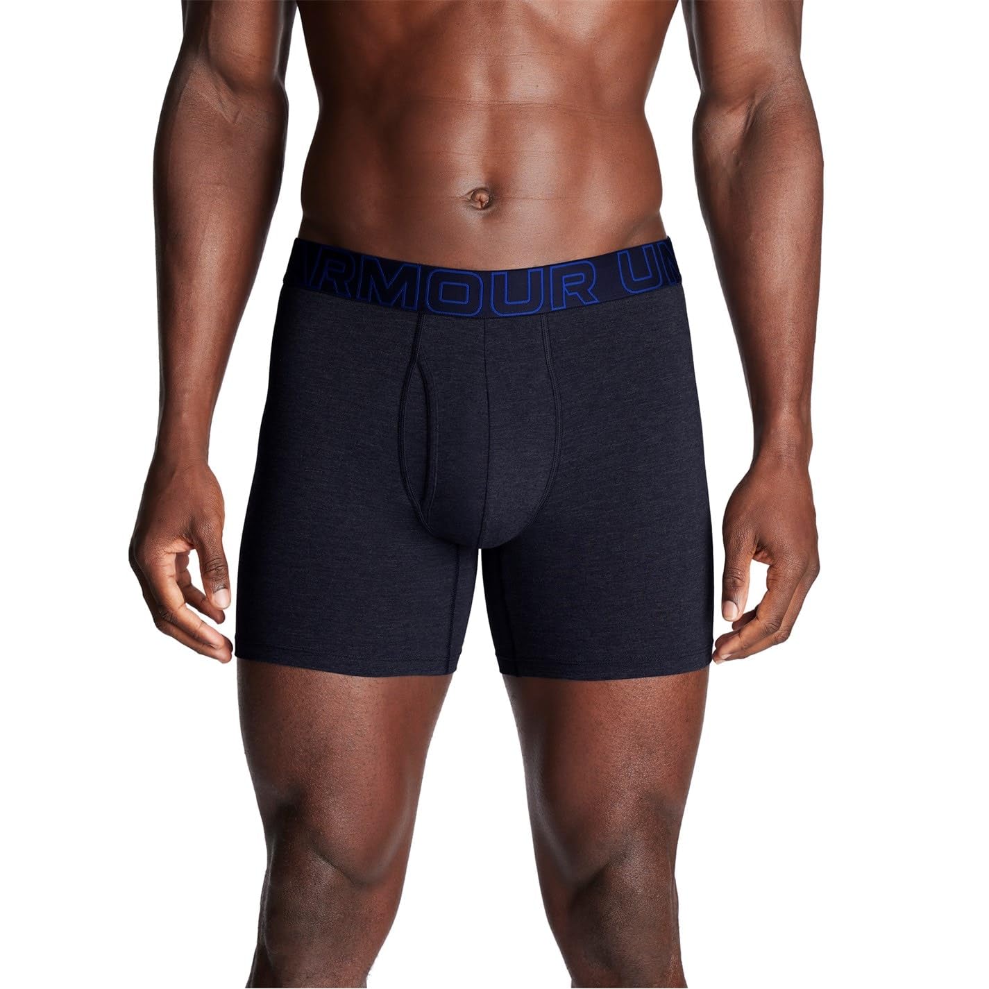 Under Armour Men's Performance Cotton 6" 3 Pack Solid Boxer Briefs Boxers Hombre (Pack de 3)