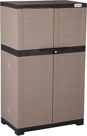 Prima Delta-Deluxe Plastic Shoe Cabinet with Extension for More Storage (Medium) | Space Organizer | Shoe Rack for Home &amp; ...