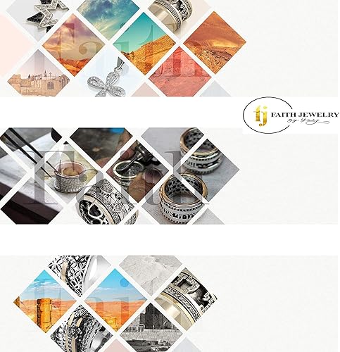 Miniatura 8 de Anillo giratorio de plata de ley 925 con texto en inglés "I am my beloved and my beloved is mine", anillo de canción de Salomón, anillo con texto en