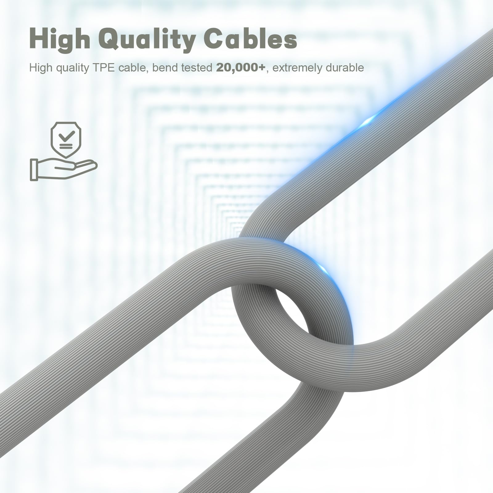 Cable de audio de repuesto WH-1000XM5 WH-1000XM4 para auriculares compatible con Sony MDR-1000X MDR-XB950BT WH-1000XM2 WH-1000XM3 WH-CH700N MDR-100ABN MDR-1ADAC MDR-XBBB950BT 950N1 Auriculares (gris)