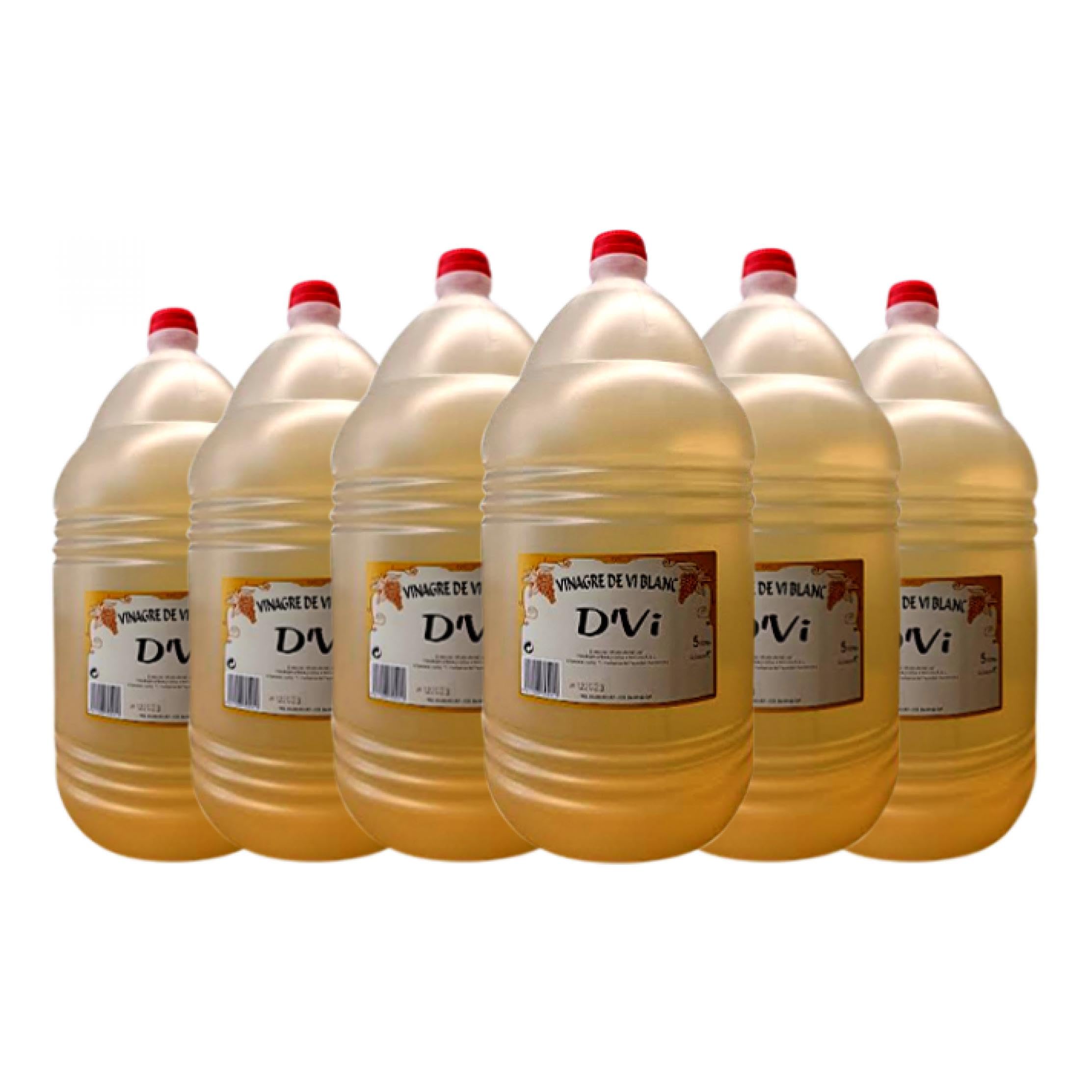 Vinagre Transformadora Vinícola Blanc D'Vi Garrafa 5 L (Caja de 6 Garrafa de 5 L)