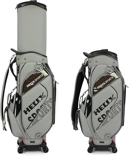 Miniatura 3 de HELIX Bolsa de golf con ruedas, bolsa de golf retráctil para viajes, cubierta duradera para viajes de golf