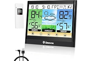 Wireless Weather Station with Dew Point and Heat Index Tracking by Geevon