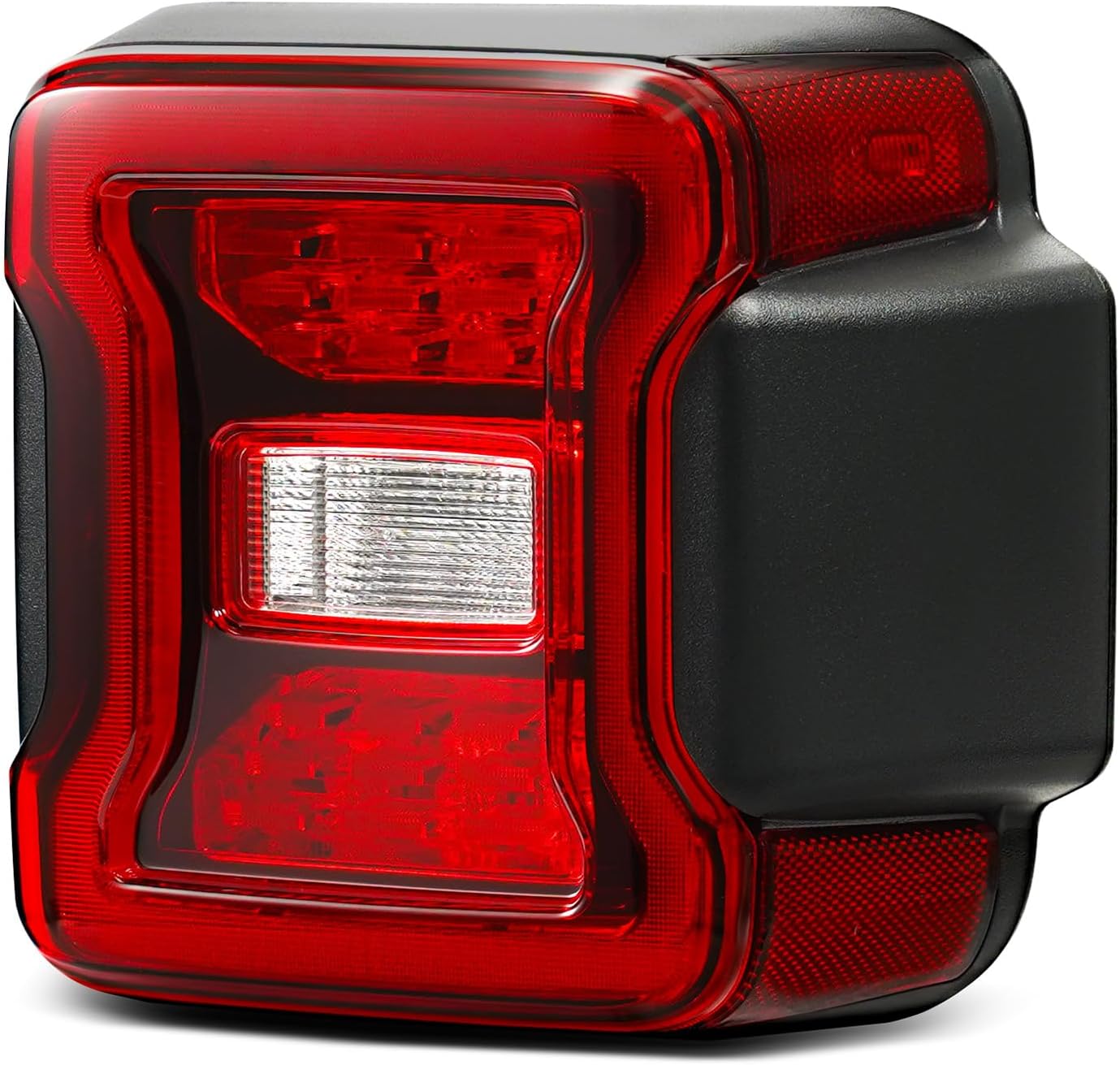 LED Tail Lights Compatible with 2019 2020 2021 2022 2023 2024 2025 Jeep Wrangler Taillights Rear Brake Lamp Rear Reverse Stop Brake Lamp Replacement for OEM#68434889AB (Right Passenger Side)