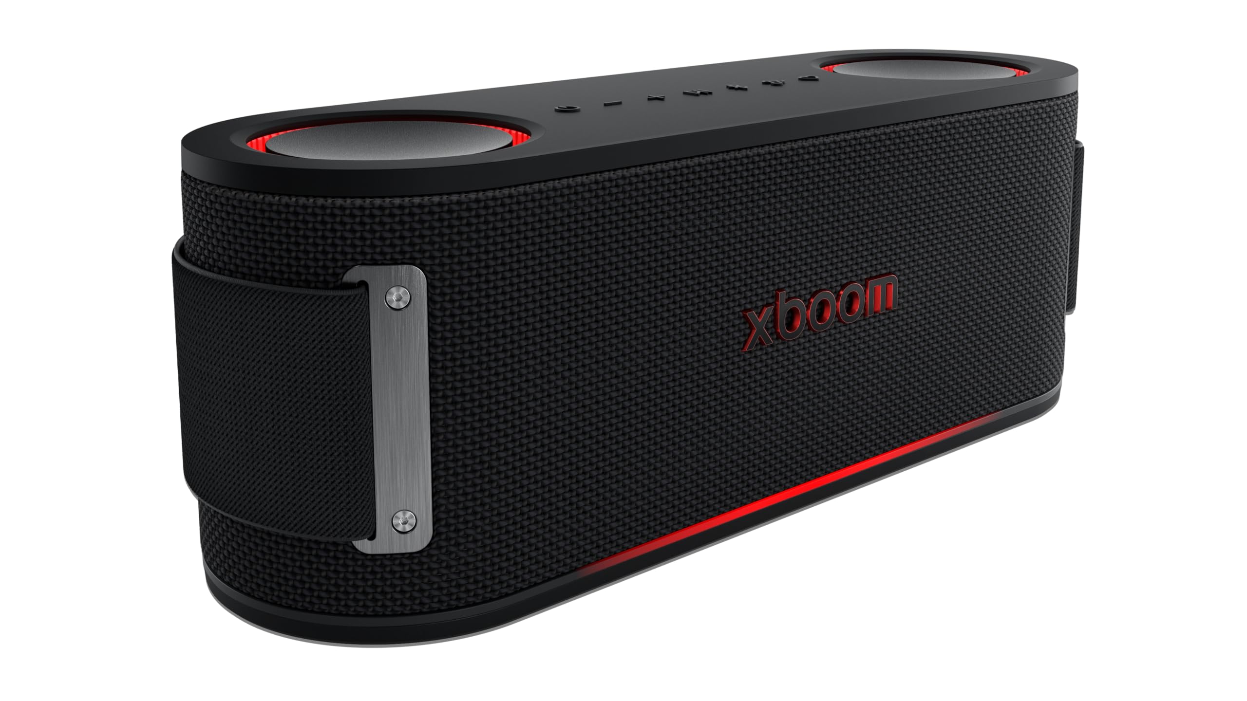 LG xboom Bounce by will.i.am, tragbarer Bluetooth-Lautsprecher (Signature Sound, nach Oben gerichtete Passivstrahler, IP67, bis zu 30 Std. Akkulaufzeit), Schwarz [Modelljahr: 2025]