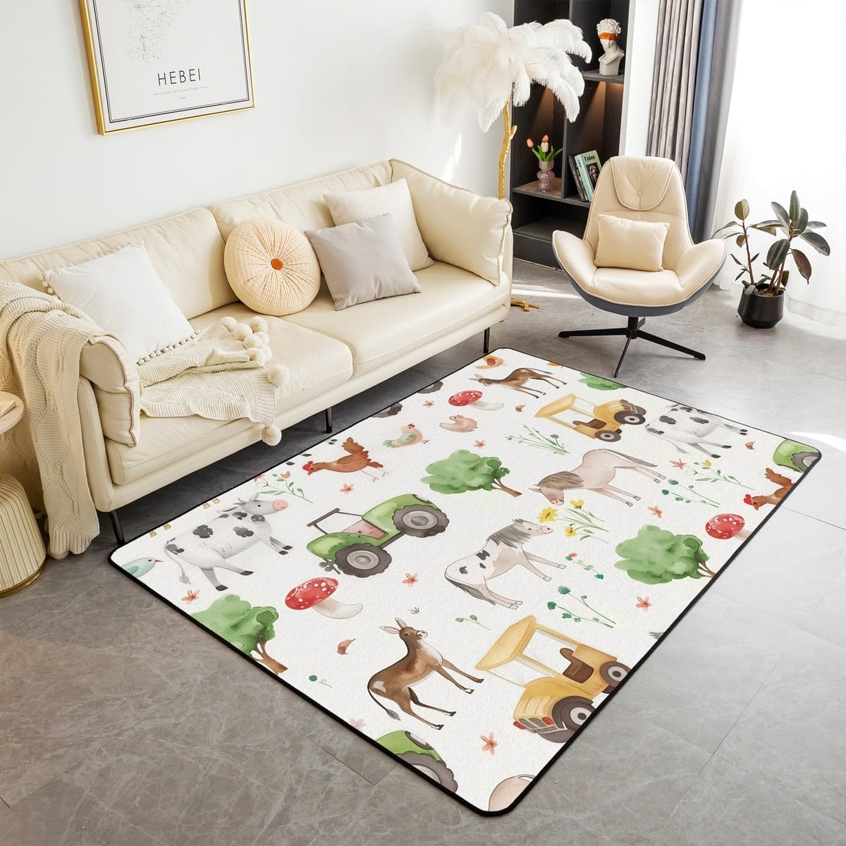 Erosebridal Circuit Board Indoor Floor Mat 5x7,3D Print Chips Area Rug,Abstract Art Design Carpet Blue Black Decorative Rug for Kids Boys Teens