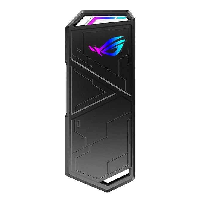 ASUS ROG Strix Arion S500 Portable SSD – USB-C 3.2, NVMe SSD with DRAM, 500 GB Capacity, 256-bit AES Disk and Data encryption, NTI Backup, Aura Sync at Rs. 9200