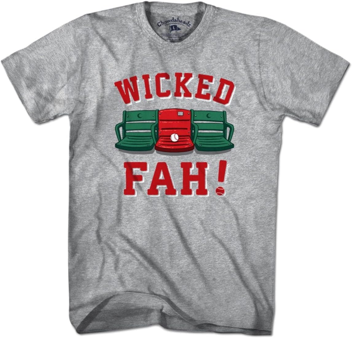 Chowdaheadz Wicked Fah Red Seat T-Shirt - Unisex Vintage Tee Soft Cotton Blend