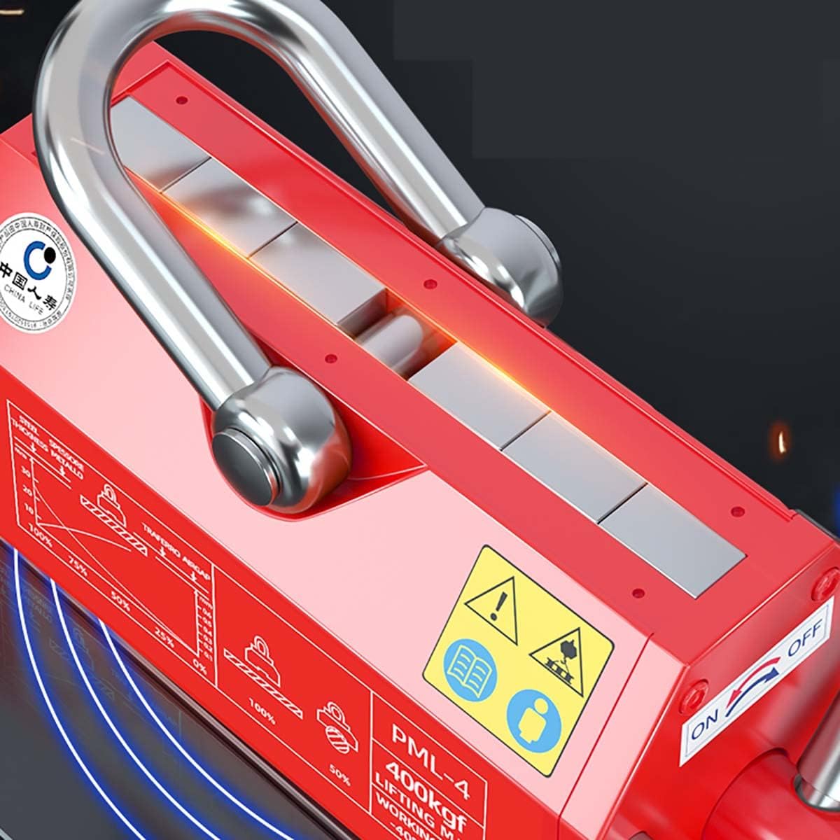 Wytrzymały Magnes Podnoszący Stalowy Podnośnik Magnetyczny Ze Zwolnieniem, żelazo Neodymowe - Magnesy Podnoszące Perment, Do Płyty Stalowej Z Bloku żelaznego D, Ed, 660LB