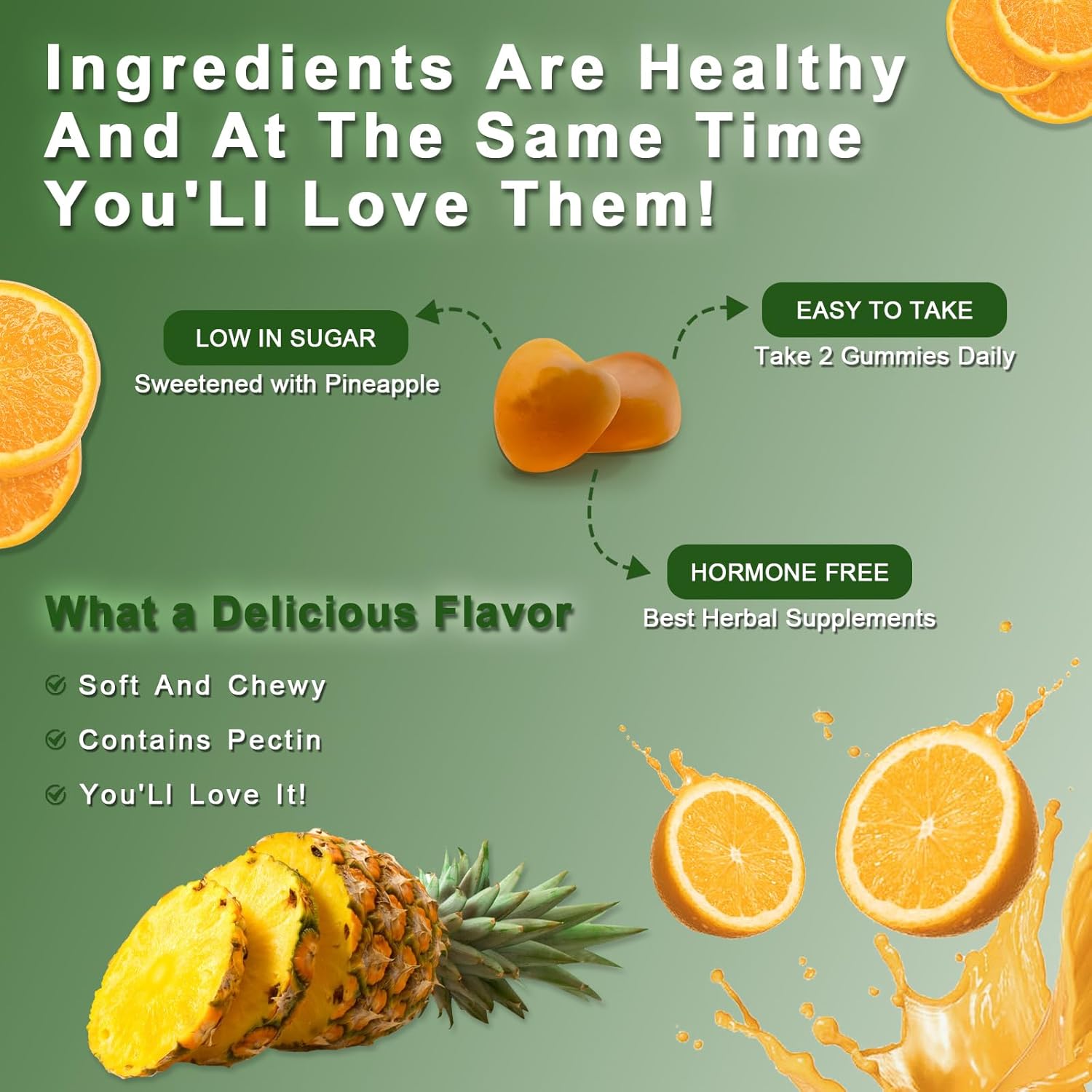 Black Cohosh Gummies for Menopause Hot Flashes - Natural Menopause Relief, Mood Swings & Hormonal Balance - Vegan-Free 60 Gummies - Image 5