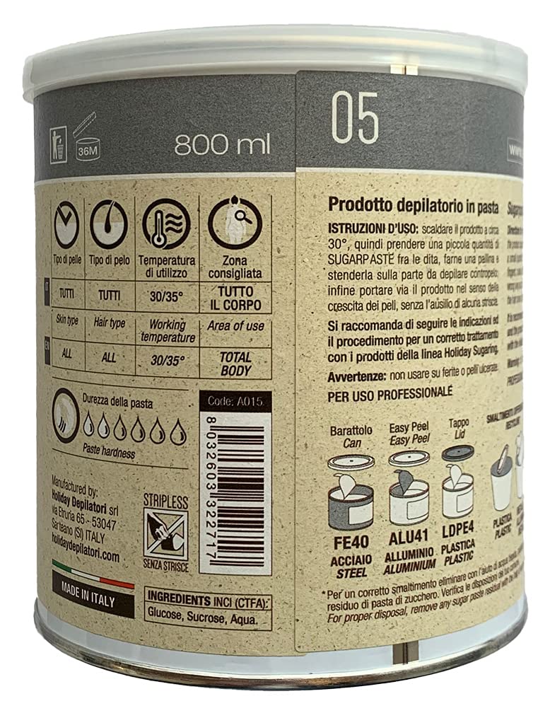 Zuckerpaste Specialist Soft Soft Soft 1 kg Sugaring die effektive langfristige Haarentfernung ohne Vliesstreifen in der Flicking Technik