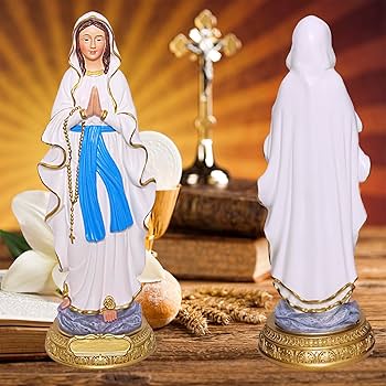 Amazon.co.jp: SAINWORDS 祝福された母 聖母マリア ルルドの聖母