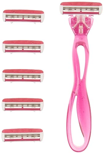 BIC Click 3 Soleil - Maquinillas de afeitar desechables para mujer, 3 cuchillas con una tira de humedad para un afeitado más suave, juego de 12
