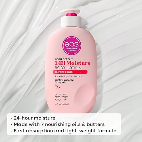 Miniatura 16 de eos Shea Better - Loción corporal para piel sensible, cuidado de la piel con humedad de 48 horas, para piel seca, loción corporal sin fragancia