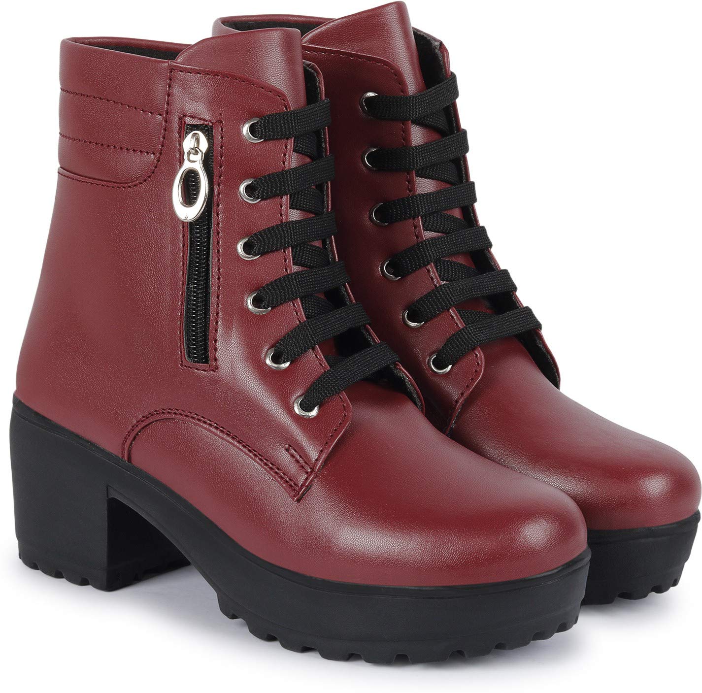 SILVER CAT Womens/Girls Casual Stylish Heel Boot (B08SMBS5P9) Amazon Price History, Amazon Price Tracker