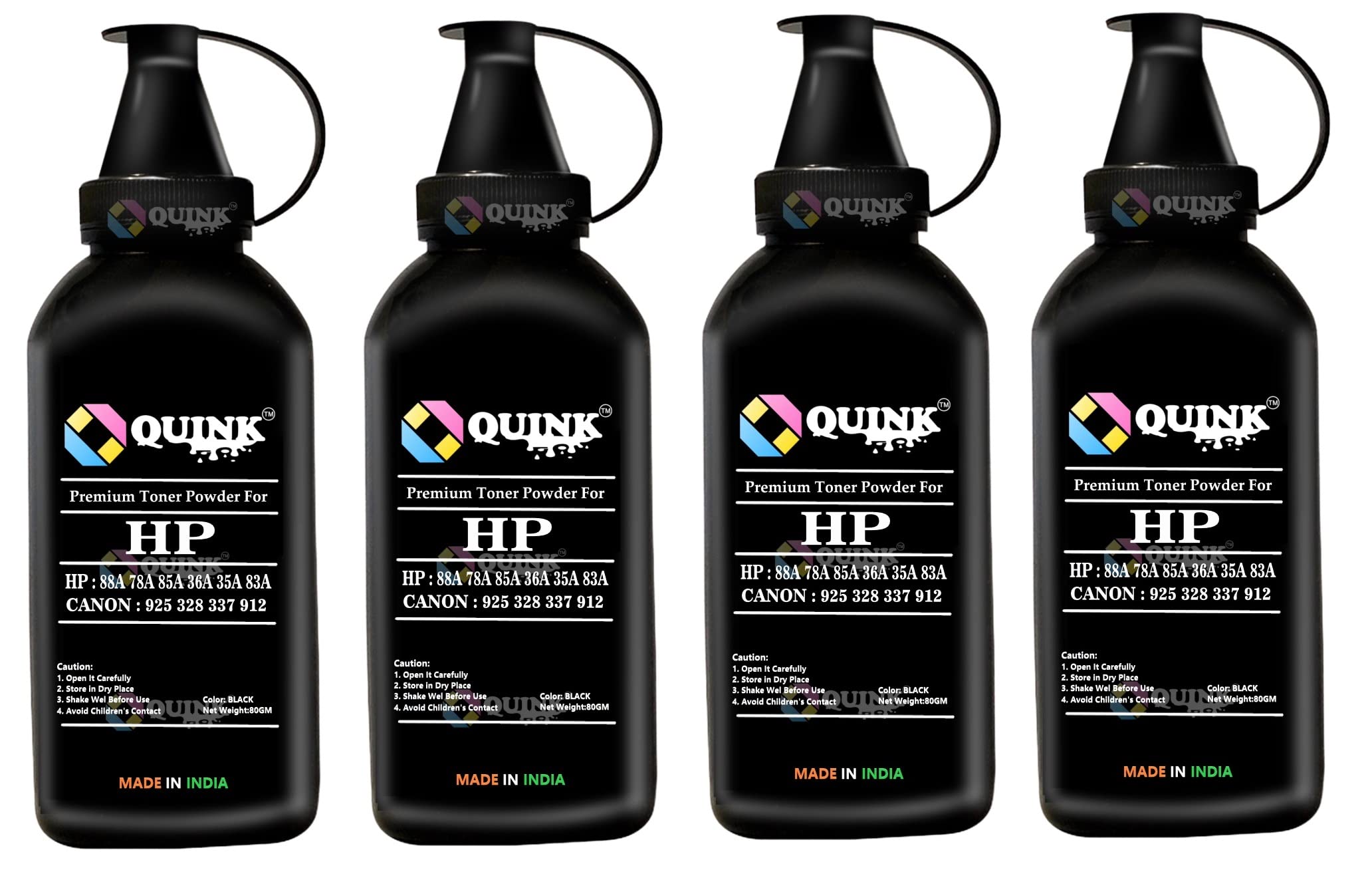 QUINK Toner Powder Refilling for HPCartridge 88A 78A 85A 35A 36A CRG 925 725 325 337 328 728 928 912 320GM