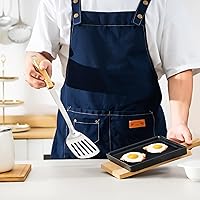 Vista 7 de FJNATINH Utensilios de cocina - Espátula, cucharón, cuchara espumadora, espátula ranurada - Juego de 4 utensilios de wok de acero inoxidable