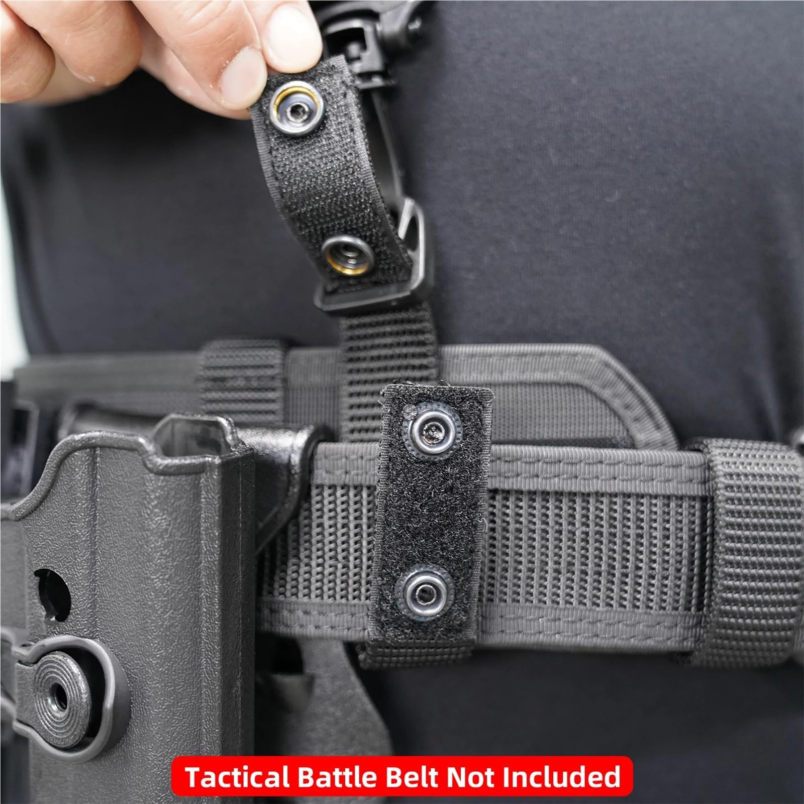 Bretelle Uomo Lavoro Bretelle da uomo, cintura tattica portautensili 1,5 pollici, imbracatura combattimento for esterni nera