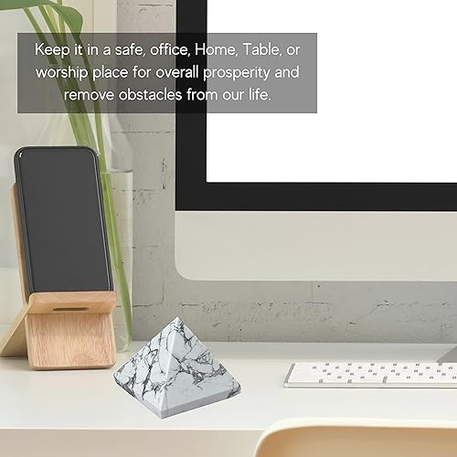 Miniatura 237 de Amazing Gemstone Lapis Lazuli Pyramid Crystal Healing Stones - 2" Great Pyramid Figurine of Natural Stone Pyramid for Meditation, Reiki, Chakra