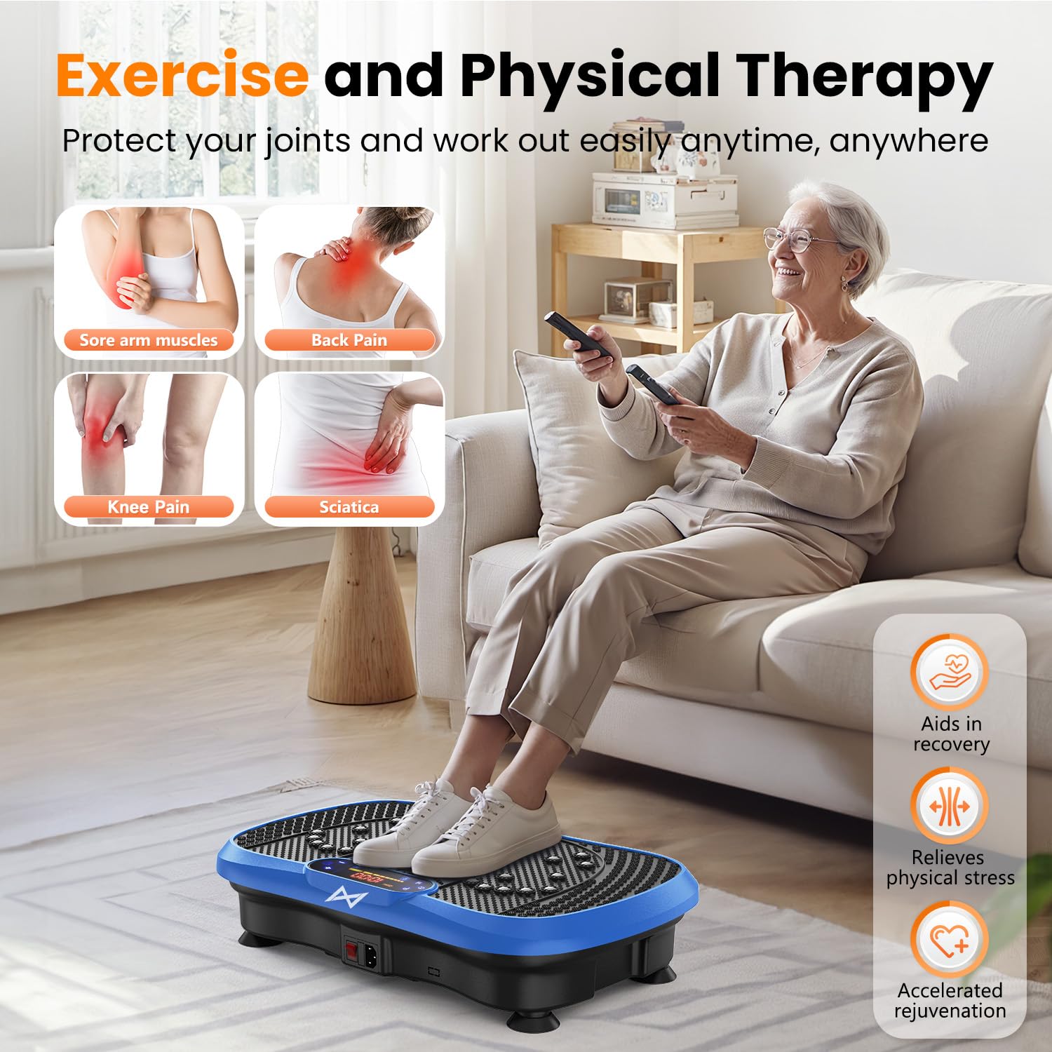 AXV Vibration Plate - Full Body Fitness -7