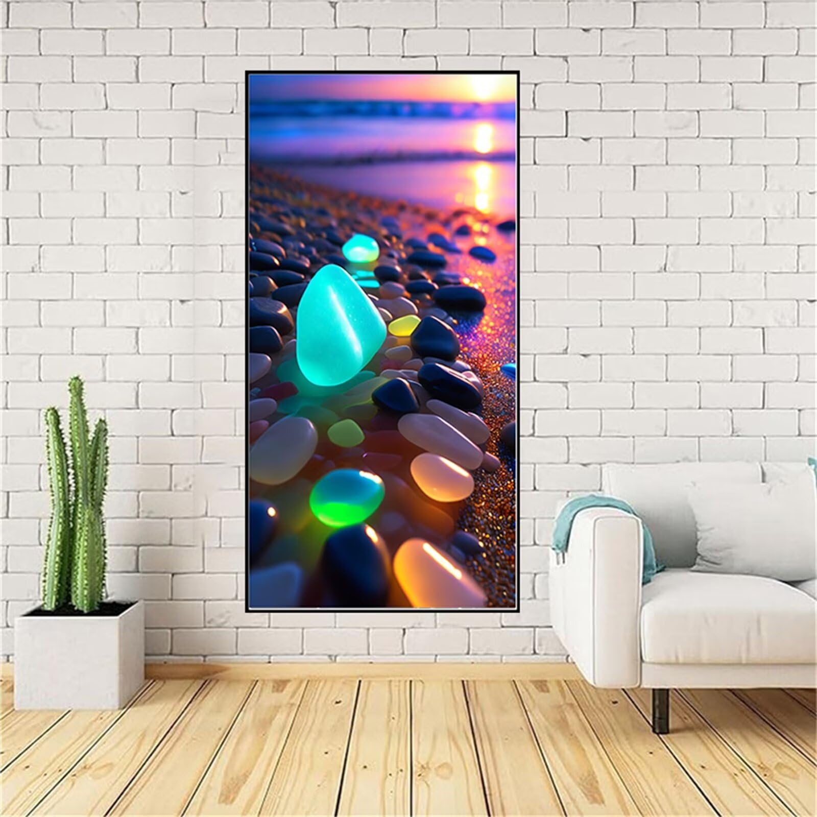 Diamentowa sztuka kolorowe kamienie, 100 x 50 cm, duże zestawy do malowania diamentowego dla dorosłych, dzieci, DIY, 5D, pełne kwadratowe wiertło, malowanie według numerów, haft, klejnot, kryształ,