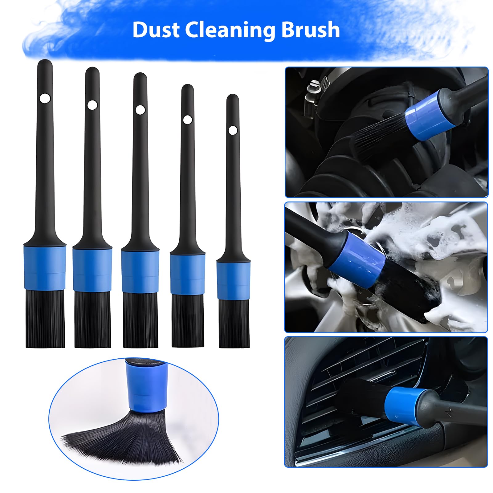 Kit de lavado de coche de 34 piezas, kit de limpieza de coche, juego de cepillos de taladro para detalles de automóviles, cera de coche, guante de lavado para coche, motocicleta, bicicleta, limpieza