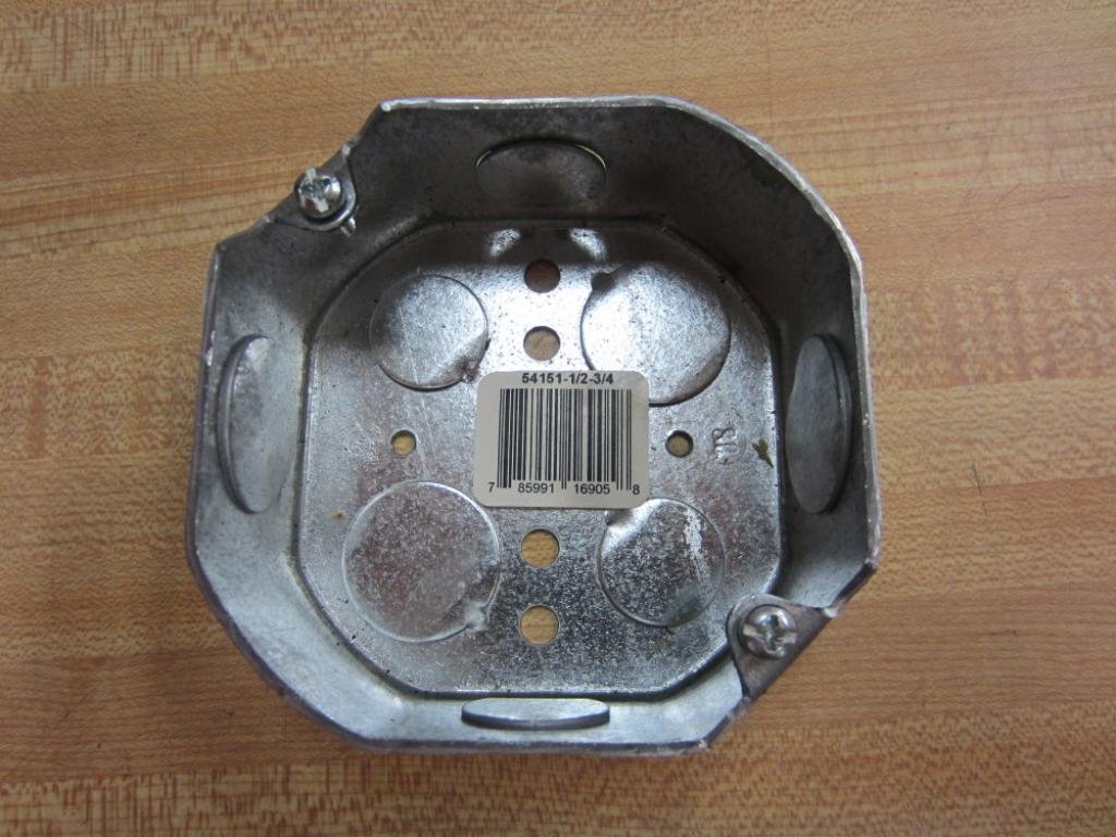 Steel City 54151-1/2-3/4 541511234 Octagonal Outlet Box (Pack of 13)