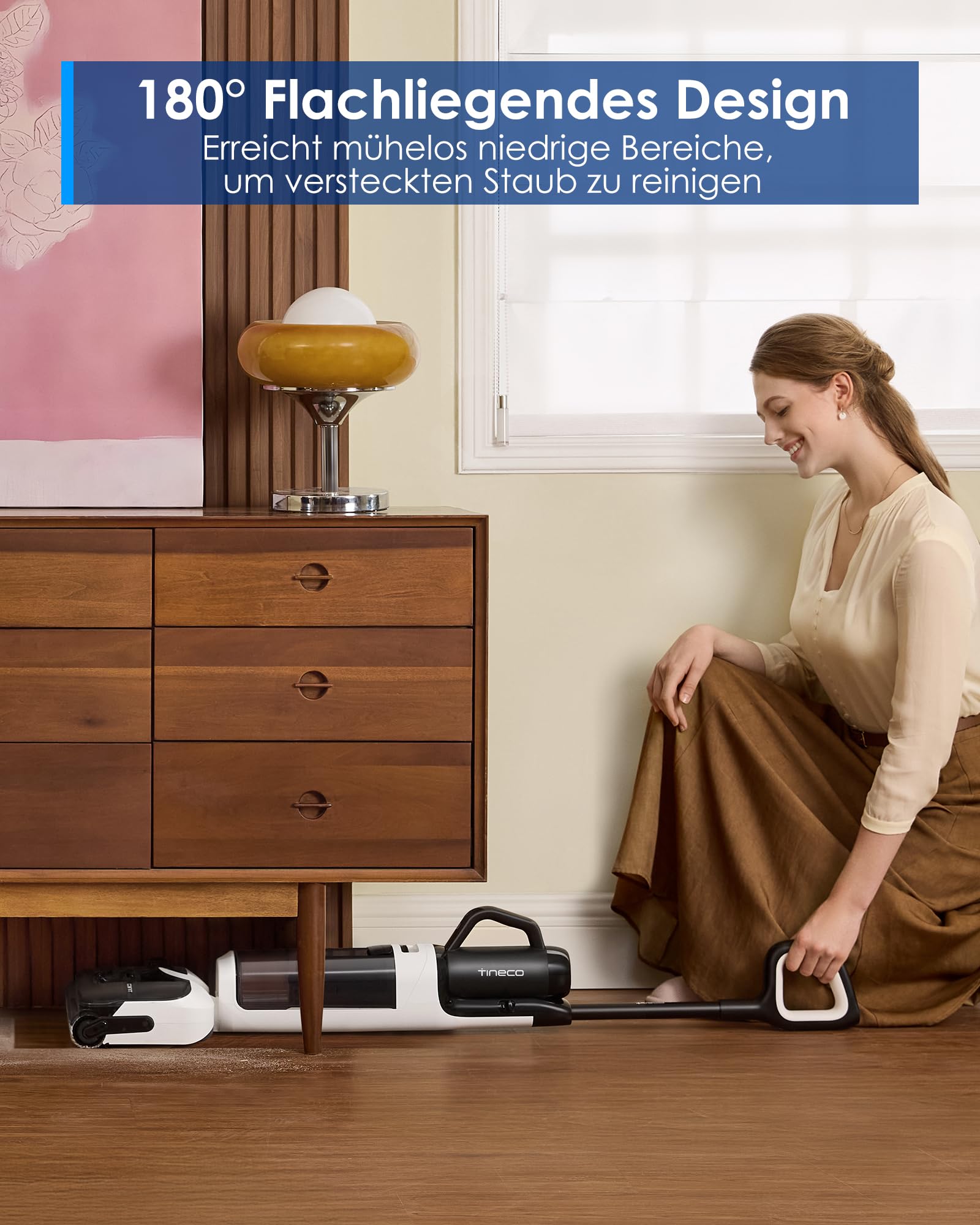 Tineco FLOOR ONE Switch S6 Stretch Breeze (Stretch S6 Combo) 2-in-1 Nass Trockensauger Staubsauger – Bild 6