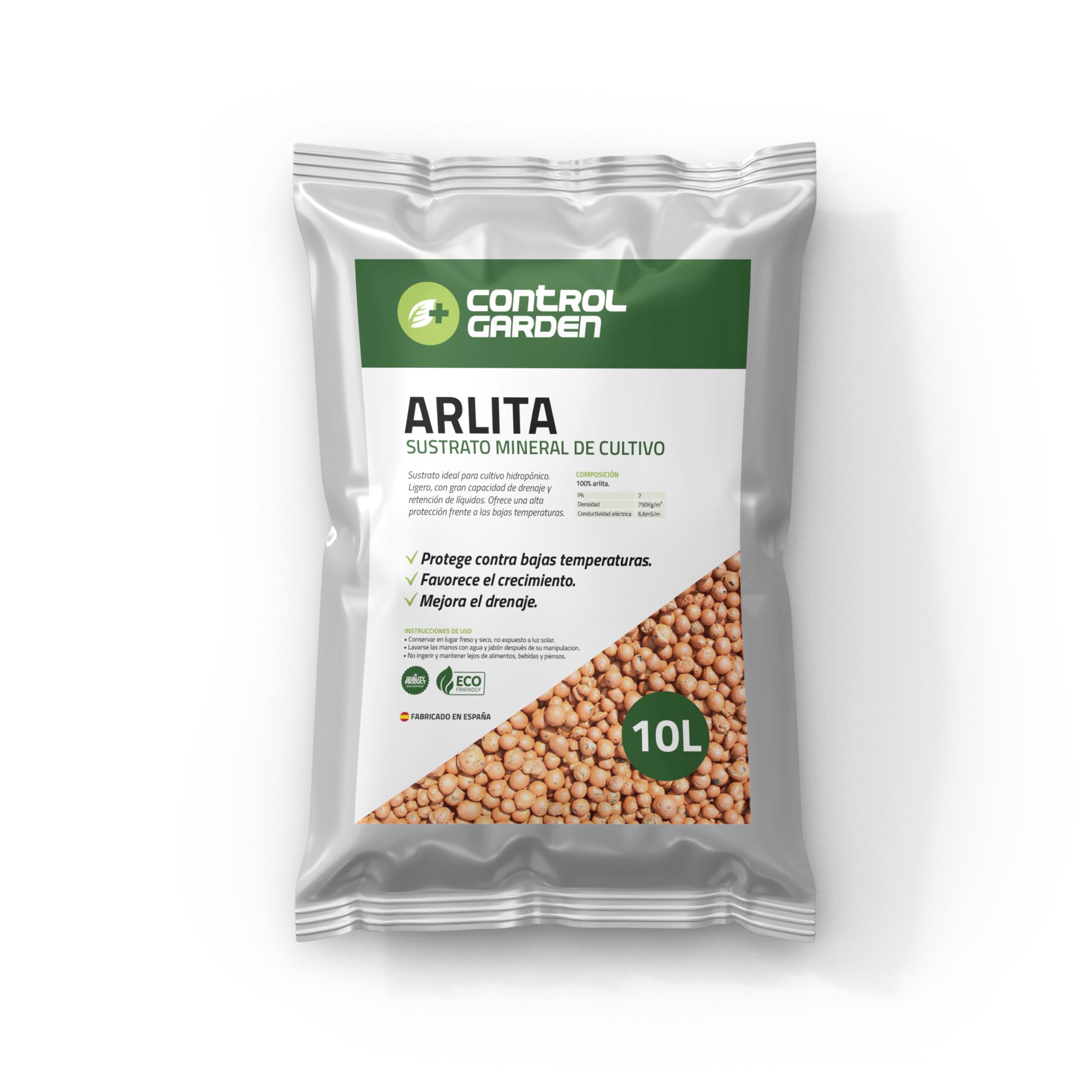GROWMANIA.ES Control Garden Pack Arlite 6L Perlite 6L Vermiculite 6L | Substrat pour plantes et cultures intérieur et extérieur | Fabriqué en Espagne GROWMANIA.ES Control Garden Pack Arlite 6L Perlite 6L Vermiculite 6L | Substrat pour plantes et cultures intérieur et extérieur | Fabriqué en Espagne