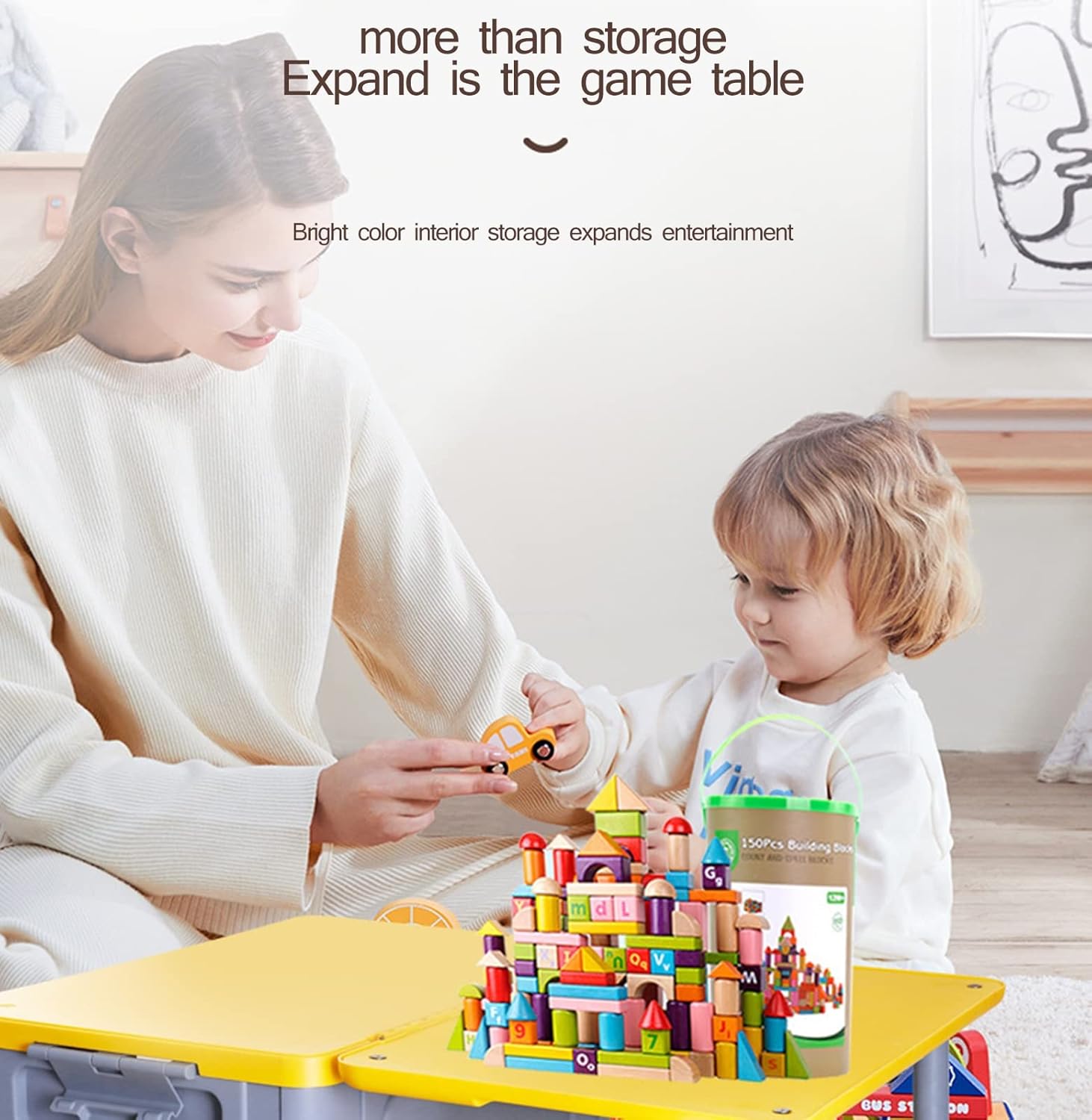 Deck Boxes Outdoor Waterproof | 20L Folding PP Stackable Utility Crates,PP Storage Crates with Lid for Car Home Grocery Toys Books (Red)