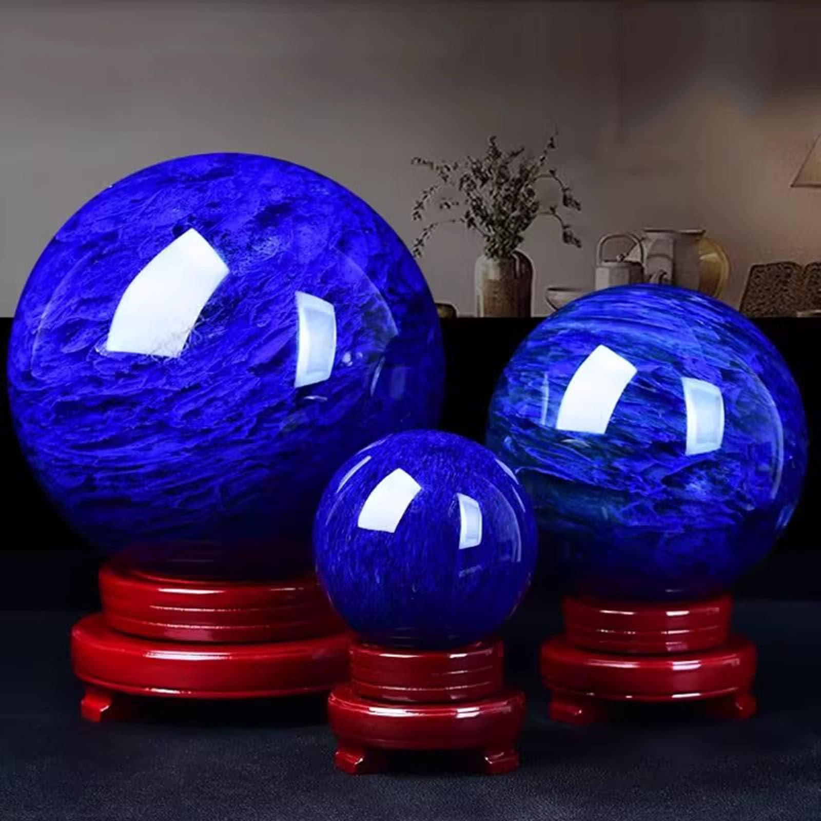 Sfera Decorativa in Cristallo di Quarzo Fuso lucidato(15cm)