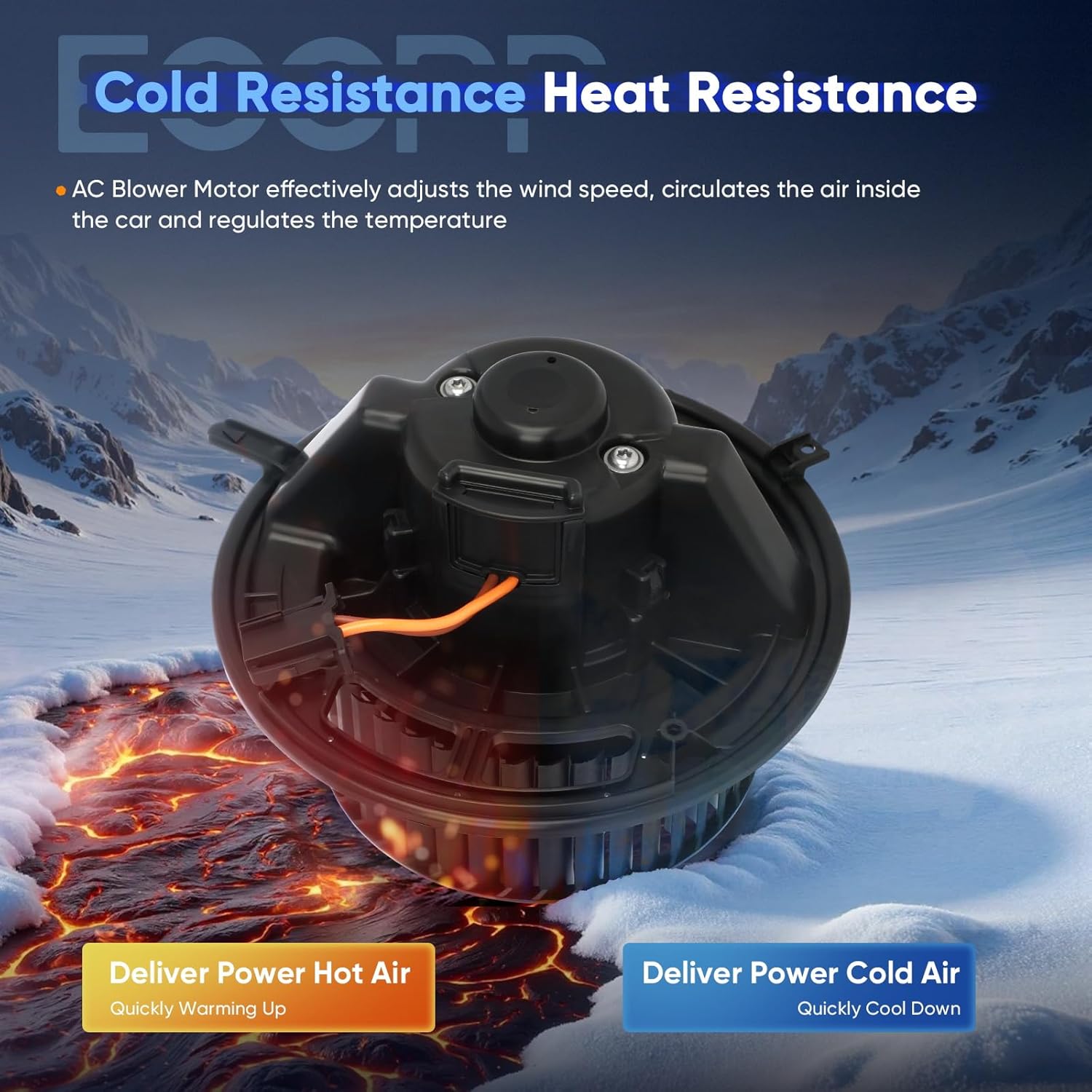 ECCPP AC Blower Motor Fit for 2008-2013 BMW 128i 135i M3, 2009-2016 Z4 X3, 2006 325xi, 2007-2013 328i 335i, 2009-2013 328i xDrive, 2007-2008 BMW 328xi, 2011-2013 335is, 2008 335xi Replacement 700218