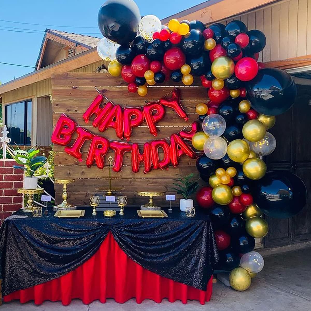 5 Inch Black Balloons 100 Pack, JOGAMS Latex Party Balloons for Birthday Party, Small Balloons for Baby Shower Wedding Anniversary Halloween Party Decorations - Image 7