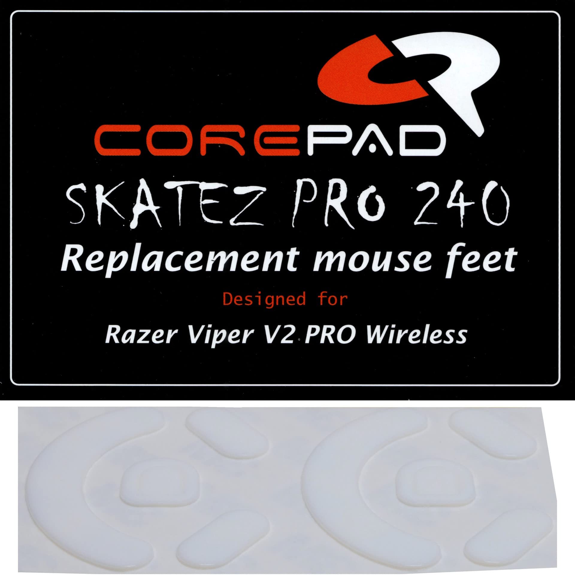 Corepad Skatez PRO 240 Ersatz Mausfüße kompatible für Razer Viper 