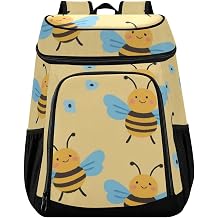 Bee Cute Cooler Lunch Backpack with Large Capacity Insulated Lunch Bag for Work,Camp,Travel.Hike.Lunch Backpack for Men Women 23100486