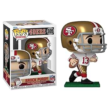 NFLフィギュアまとめ売り Funko NFL San Francisco 49ers POP Football Brock Purdy Vinyl