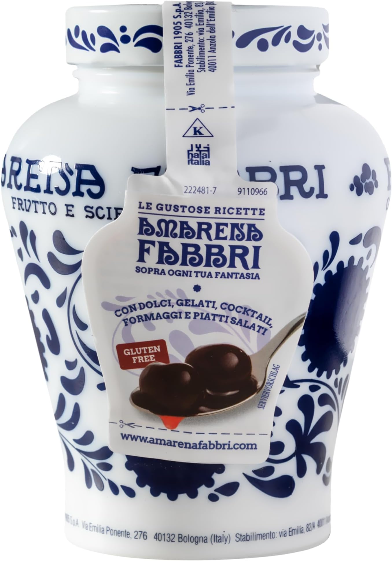 Amarena Fabbri Wild Cherries in Syrup 600g