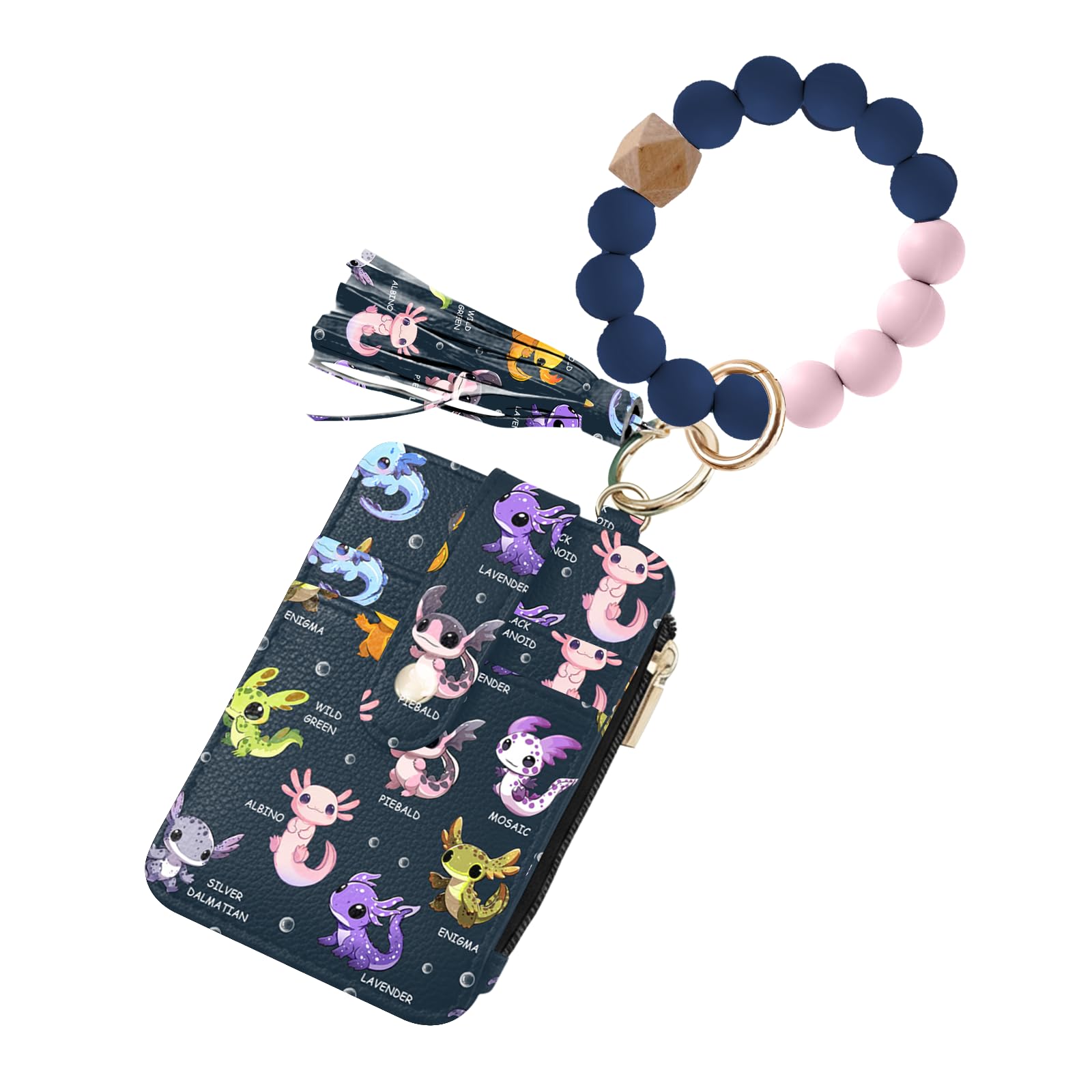 Shaeotek Christian Wallet Keychain Wristlet for Women, Verti