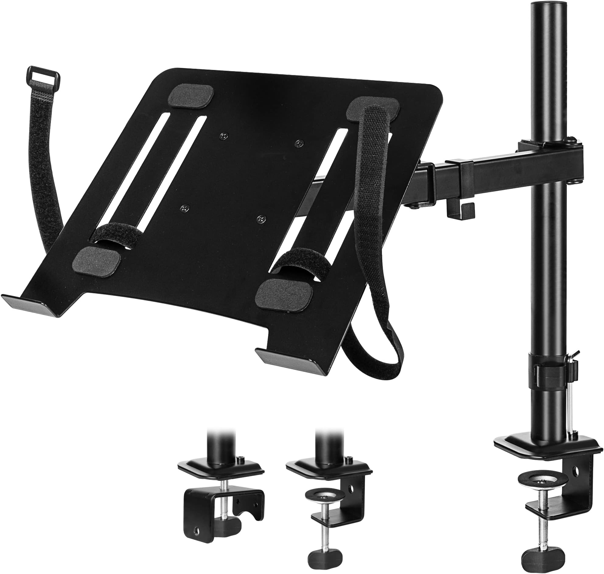 LOTEYIKE Laptop Desk Mount Stand with VESA Tray, Single