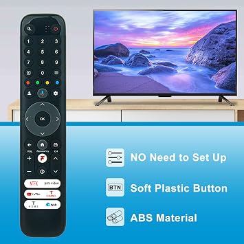 RC833 GUB2 Replace Voice Remote Control Fit for TCL C64K Series UHD TV