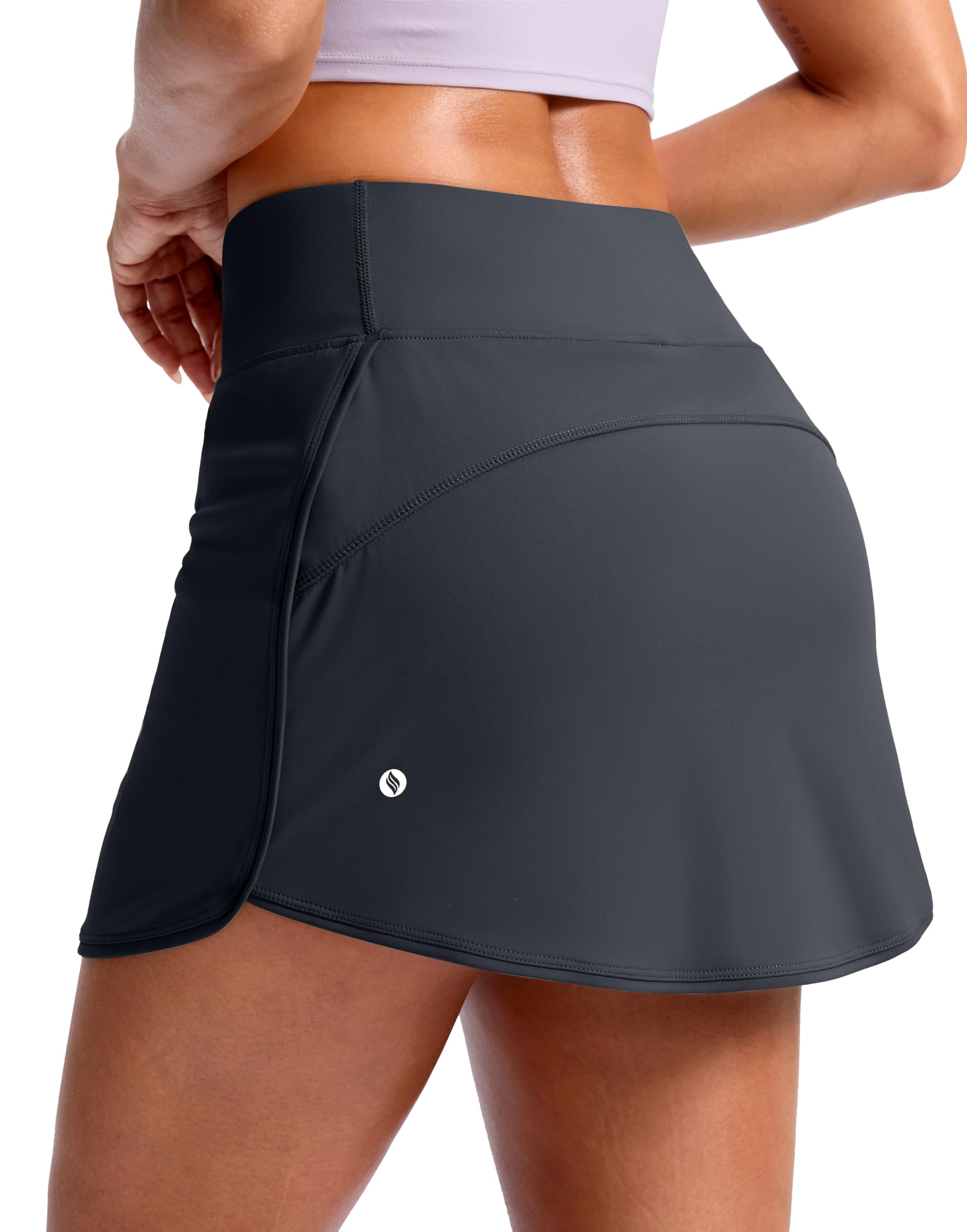 SANTINY Skorts for Women with Pockets High Waisted Golf Skirts