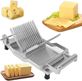 Fatiador Manual De Queijo, Cortador De Pão E Manteiga, 10 Mm/20 Mm, Materiais De Qualidade Alimentar, Fatiamento Rápido Em 3 Segundos, Para Cozinha Doméstica Ou De Restaurante,10mm