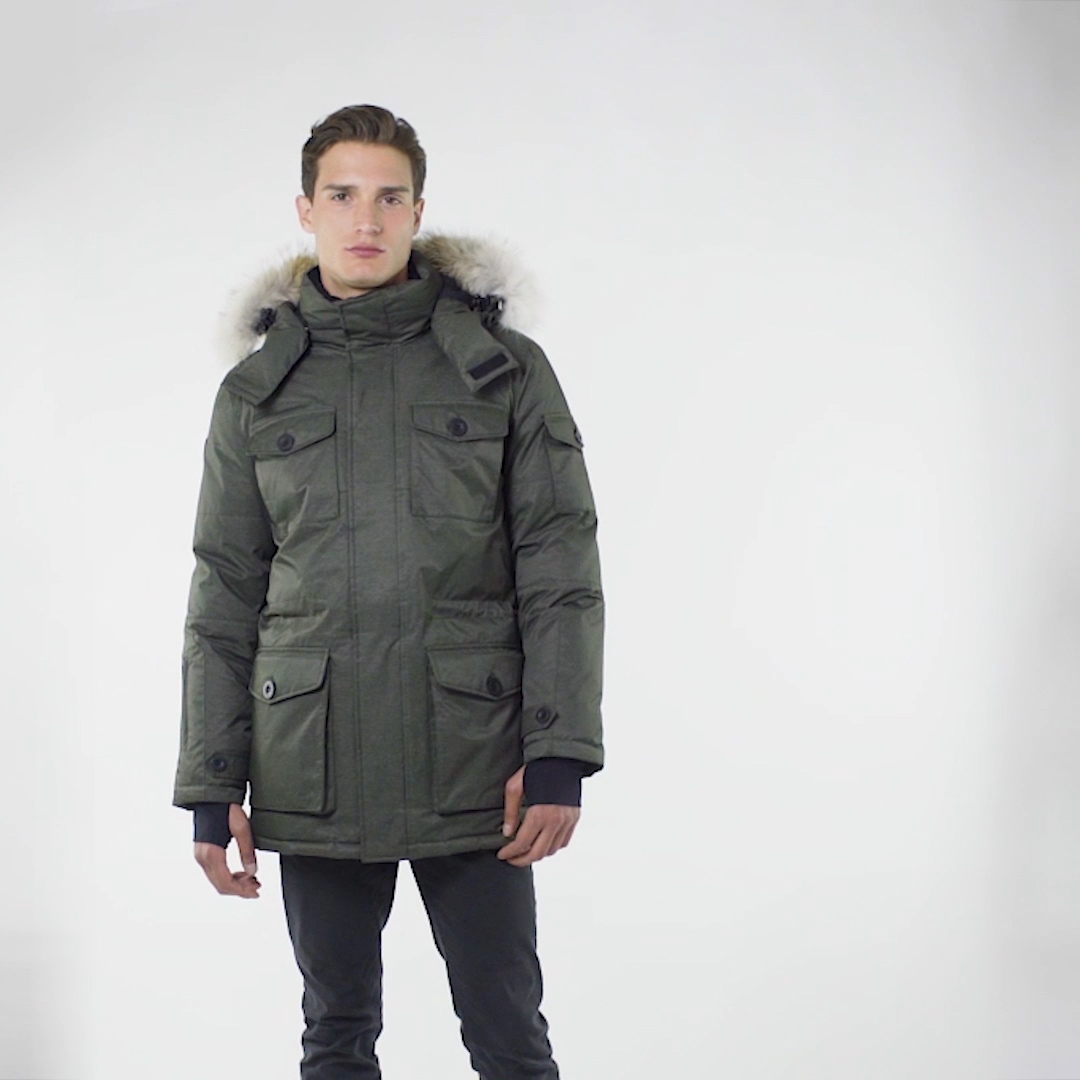 Triple Goose Eldridge Men's Parka Jacket Down Jacket Men Parka Jacket