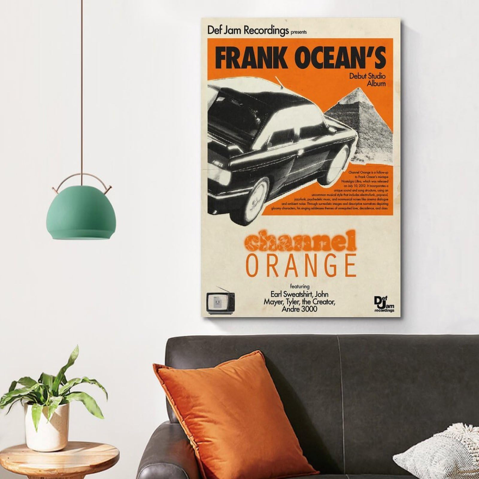 Amazon.com: BISISO Frank Ocean Poster Channel Orange Posters Music