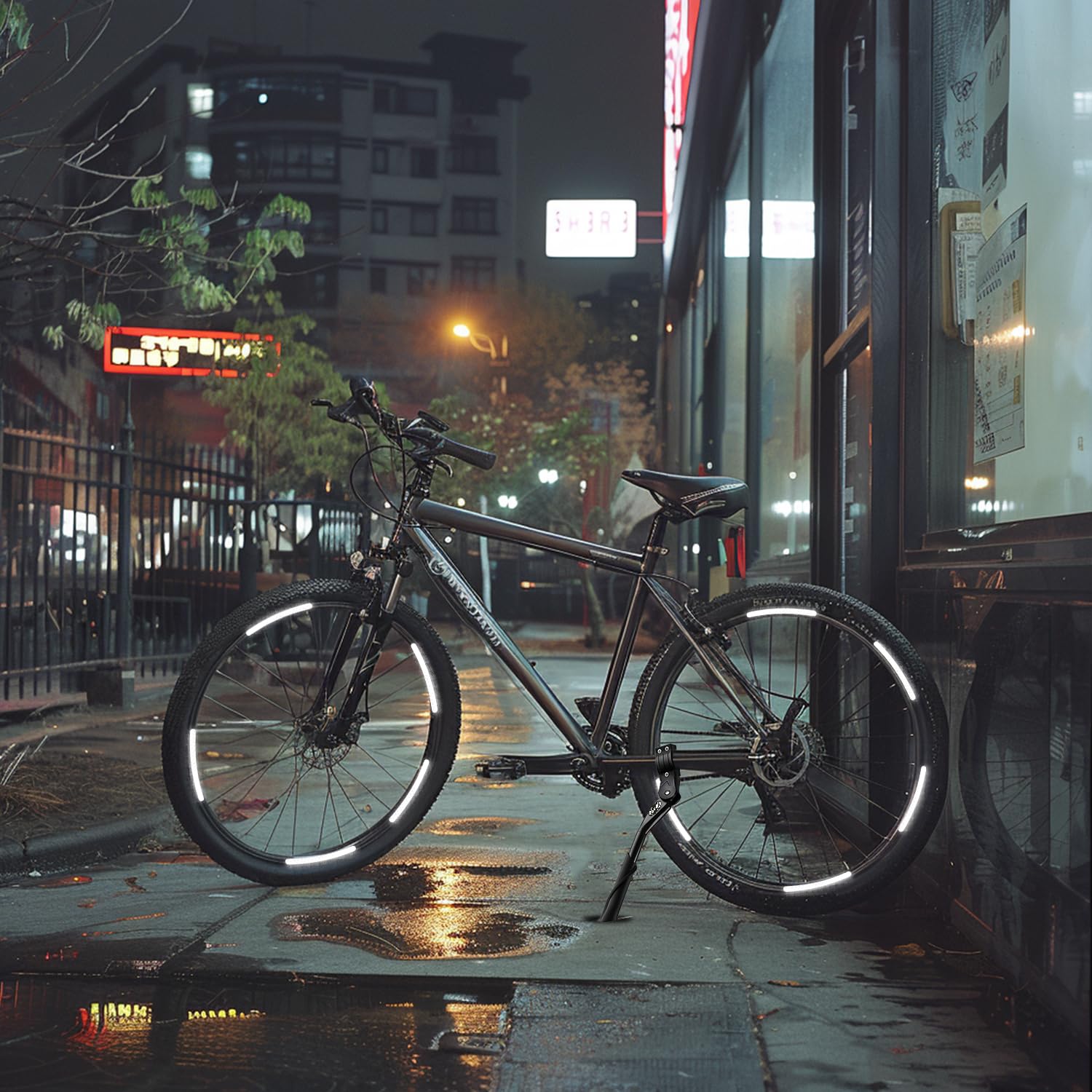 Cavalletto Laterale Bici Regolabile 24-29 Pollici - Per MTB, E-Bike, Carico 45KG, Alluminio - Foto 2