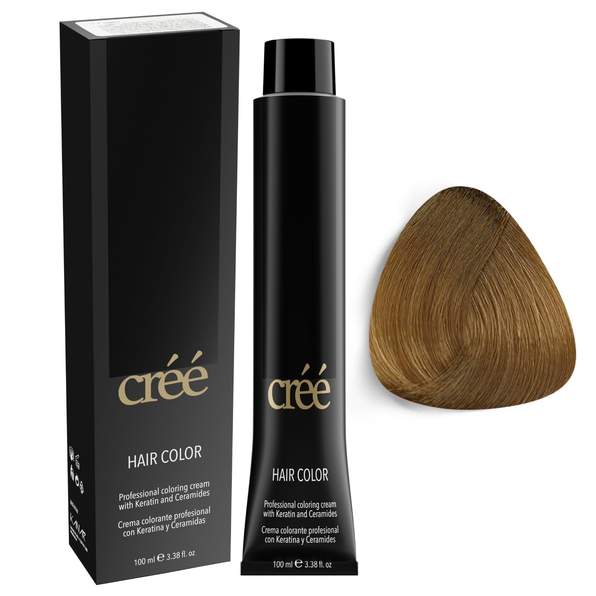 Cree Professional Intense Very Light Blond Permanent Hair Color - Long Lasting, Rich Vibrant - Gray Coverage 100ml - 3.4 fl.oz.